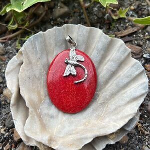 NEW! BALI LEGACY Sponge Coral Dragonfly Pendant in Sterling Silver